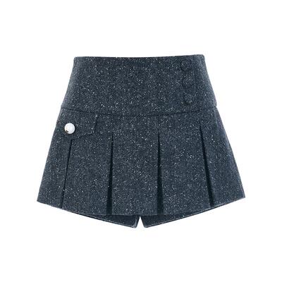 ORA GENESIS2025年秋季新品羊毛粗纺短半裙