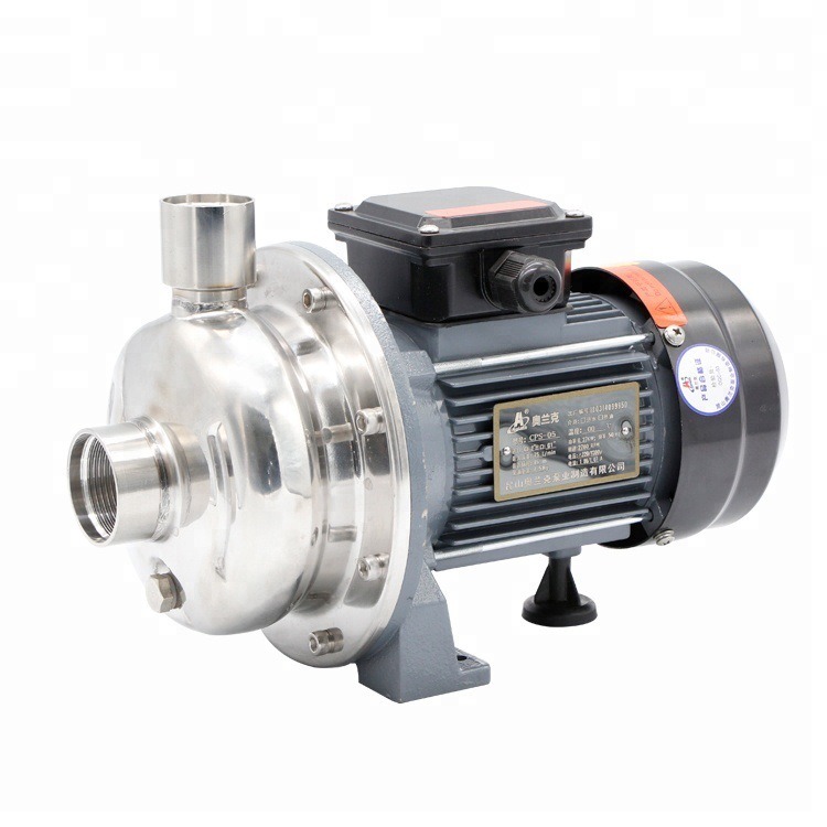 CPS-20卧式不锈钢耐腐蚀离心泵 不锈钢微型家用热水增压循环泵