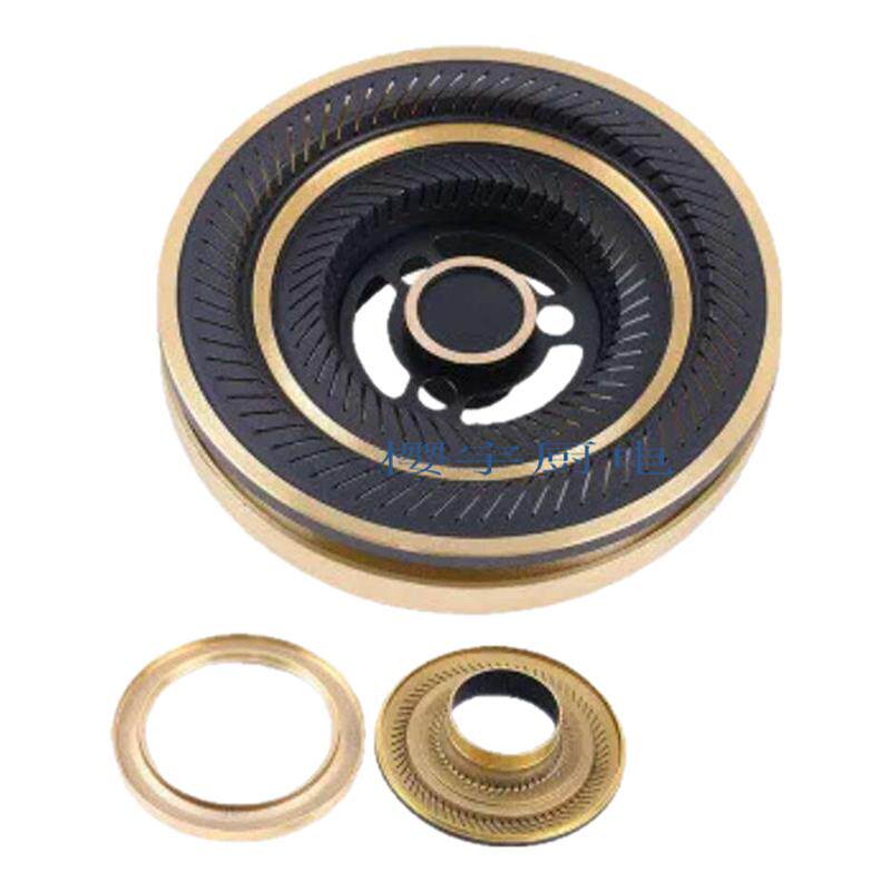 樱宇嵌入式煤气灶纯铜灶具炉头分火器纯铜火盖火芯灶心炉具配件