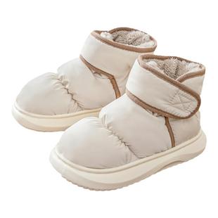 厚底棉拖鞋女士保暖冬季外穿包跟2025新款室内家居高帮月子鞋棉鞋