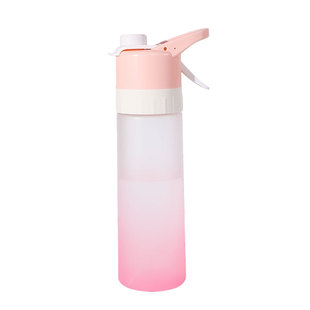 喷雾水杯女生高颜值大容量运动水杯夏季儿童学生上学专用喷水杯子