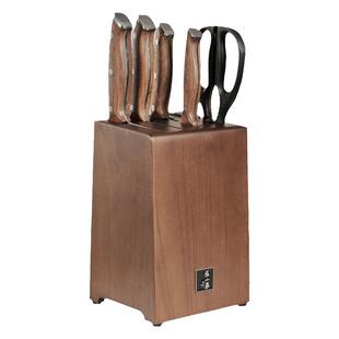 张小泉锐影菜刀套装全套刀具锋利套刀板厨房组合系列切片刀六件套