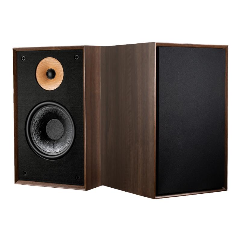 新M8旋木号角8寸低音发烧级hifi高保真高端书架音响家用木质音箱