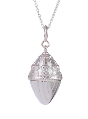 s925纯银米帝擦擦吊坠空心