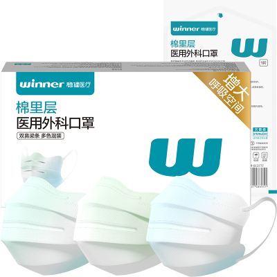 医用外科纯色印花口罩Winner