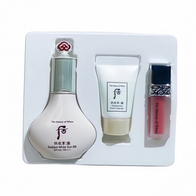 韩国whoo后拱辰享雪镁白防硒BB霜