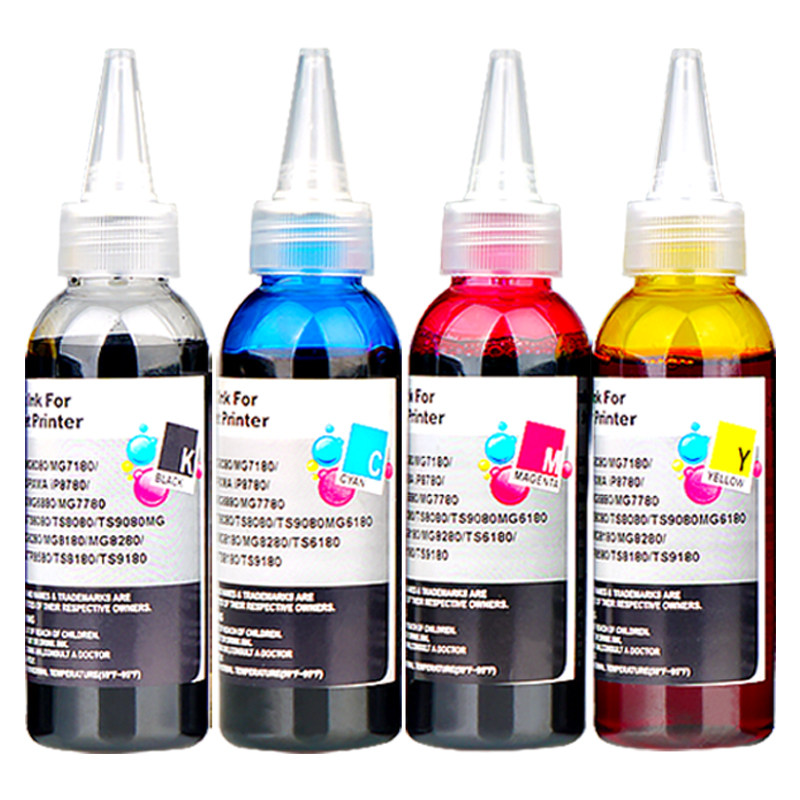 彩格适用佳能TS8080墨水MG7780 MG5780 MG6880 MG5700 MG7700彩色TS9080 TS5080 TS6080打印机870 871连供4色