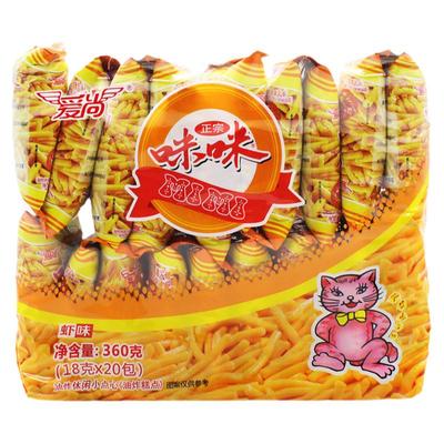 咪咪虾条爱尚办公室零食休闲食品