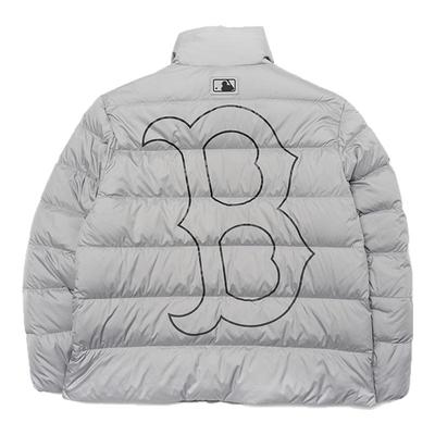 保暖宽松短款羽绒服外套MLB