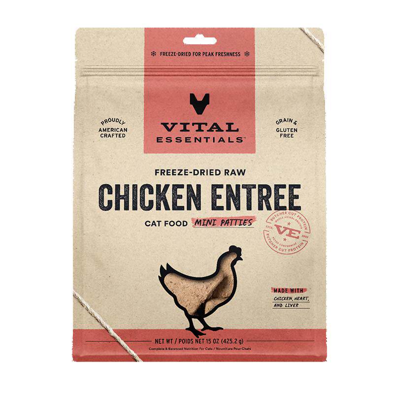 VitalEssentials冻干肉饼猫食品