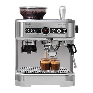 换新补贴飞利浦意式咖啡机新款半自动家用小型现磨研磨一体3218
