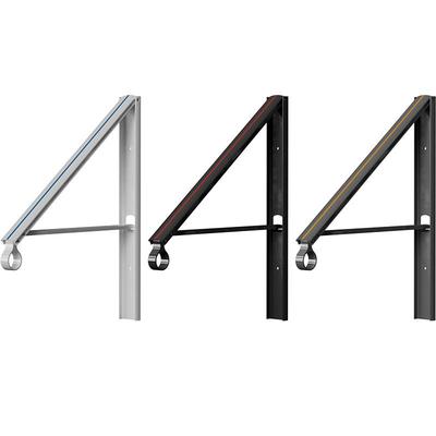 隐形晾衣架折叠免打孔加厚承重