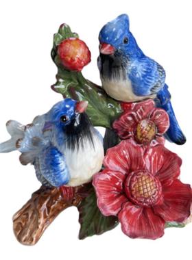乔迁礼物花鸟摆件方亚