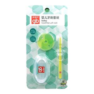 好孩子婴儿婴幼儿儿童牙刷0-1-2-3岁半硅胶宝宝软毛牙膏套装乳牙