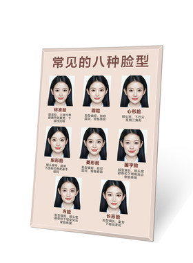 纹绣纹眉眼唇款式展示板定制相框医美咨询美容院护肤品店摆件摆台