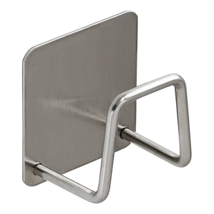 几仓不锈钢海绵擦沥水架免打孔厨房菜板锅盖收纳挂架304水槽挂钩