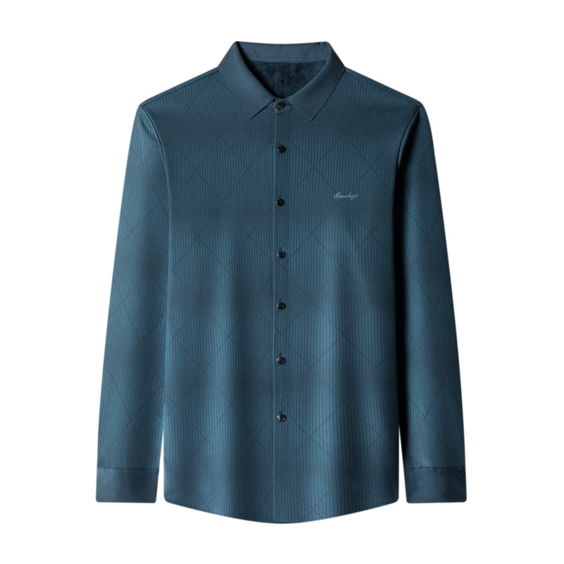 罗蒙结婚礼服爸爸装长袖衬衫免烫