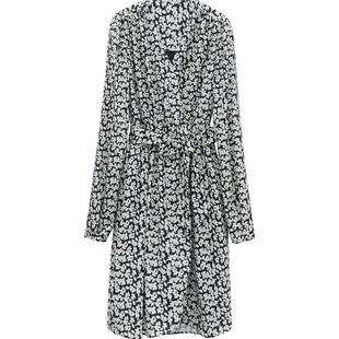 达佳诗碎花连衣裙女春装2023年新款气质长袖显瘦海边度假法式裙子