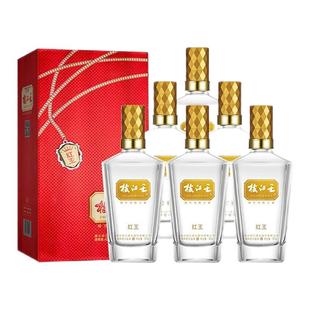 枝江王红王42度500ml柔雅浓香型白酒纯粮食酒瓶装整箱湖北特产酒