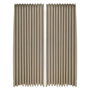 极客屋日式简约高端棉麻遮光窗帘高温定型客厅卧室2024诧寂风窗帘