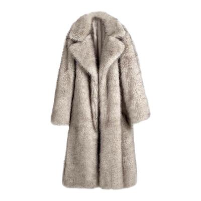 斯拉夫辣妹环保皮草毛毛外套