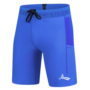 沃兰迪全能1.0高弹智旋螺纹透气排汗五分裤柔软训练健跑步短裤