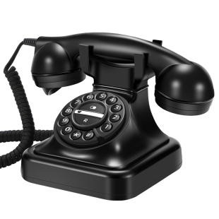 斐创老式复古机械铃创意固话仿古办公座机家用古董美式电话机