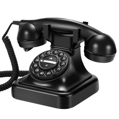 斐创老式复古电话机械铃创意固话