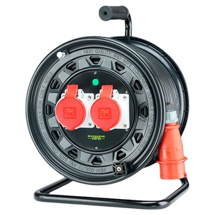 守护者移动电缆卷线盘绕线50米380V工业五芯插座带线4SG330165
