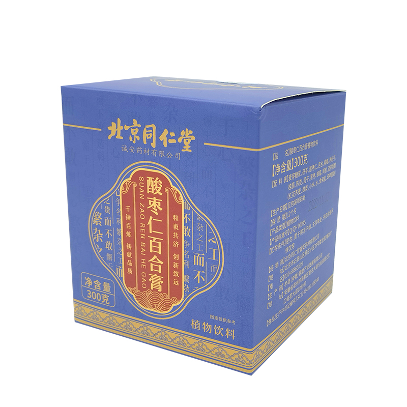酸枣仁百合睡眠膏同仁堂失眠多梦