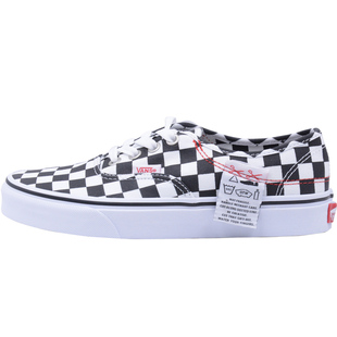 Vans 范斯 棋盘格休闲鞋情侣黑白格子低帮板鞋帆布鞋 VN000EYEBWW