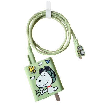 适用vivo80/90w印花充电器保护套