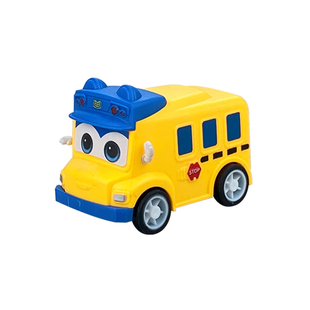 百变校巴儿童回力汽车扭蛋奇趣蛋校车巴士歌德警长消防车玩具礼物