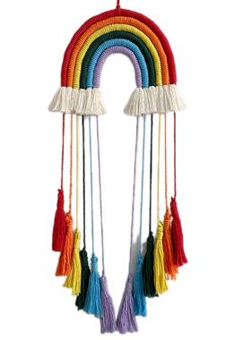 无室内北欧风彩虹装饰纯手工挂饰