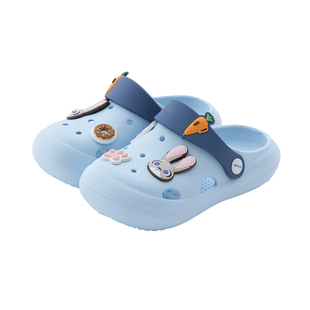 阿鲁丸儿童洞洞鞋女童夏季新款防滑迪士尼朱迪兔小孩凉拖鞋外穿