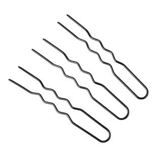 u型夹女懒人盘发神器插梳黑色加紧加粗u型发夹子头发固定发卡发簪