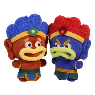 密密主华严寺哼哈二将年度丑东西毛绒挂件搞怪玩偶公仔生日礼物