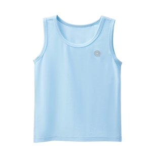 Q21儿童背心男孩女童速干排汗打底背心宝宝内外穿透气春夏季薄款