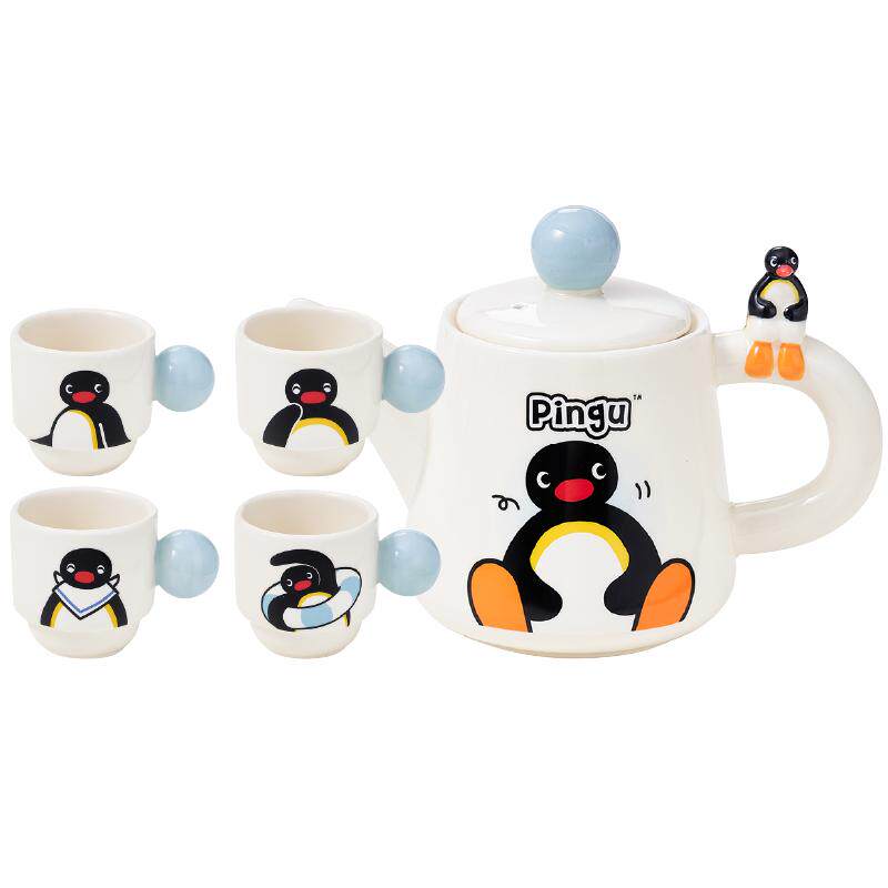 PINGU茶壶套组礼盒乔迁送礼