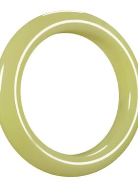 鸡油黄玉镯子饰品配饰礼物女款