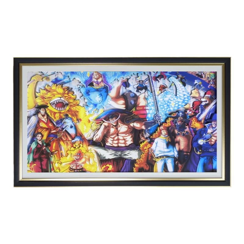 海贼王立体画挂画装饰画纸艺画