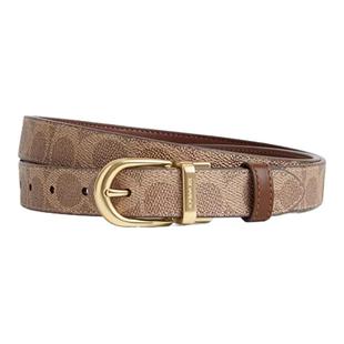 COACH/蔻驰官方 奥莱款25MM女士老花针扣腰带皮带裤带CX057