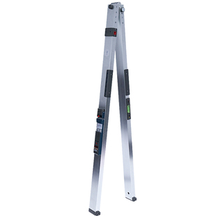 2米靠尺两米工程垂直平整度检测尺折叠水平尺验房工具套装空鼓锤