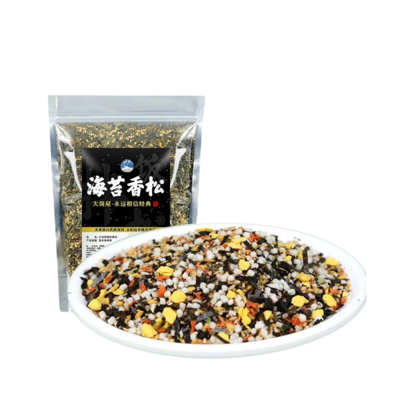 大岗屋海苔香松拌饭海苔100g/袋芝麻海苔碎日式寿司料理儿童调味