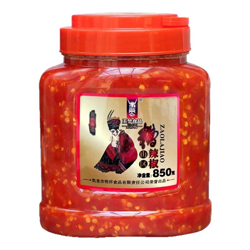 玉梦瓶装贵州糟辣椒850g
