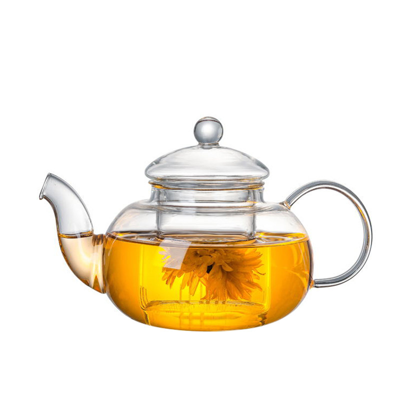耐高温手工玻璃茶壶小号冲茶器