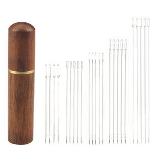 缝衣针手工针线家用缝纫钢针缝衣服用的针绣花针手缝被针带针筒