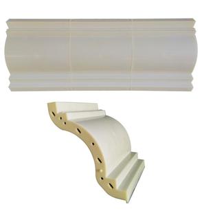 现浇楼房屋飘檐线模具罗马柱子线条线腰线模板光面板天沟沿线模型