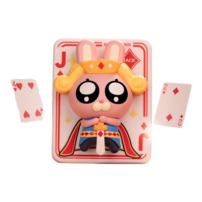 官方正版PLZDOT暹罗厘普扑克牌冰箱贴系列盲盒潮玩公仔搞笑摆件礼