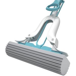 美丽雅2025新款海绵拖把家用一拖胶棉头对折式吸水净地拖免洗大号